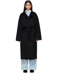 Nanushka Black Alamo Coat Black