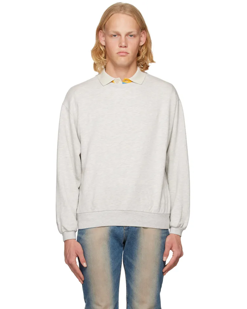 ERL Gray Crewneck Sweatshirt Grey