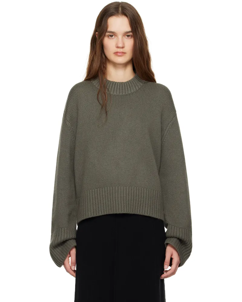Lisa Yang Khaki Sony Sweater Fe