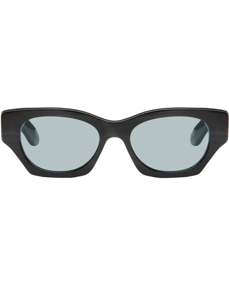 RETROSUPERFUTURE Black & Gray Tono Sunglasses Fiammato