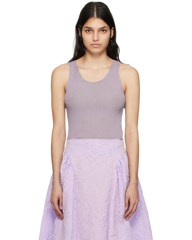 Cecilie Bahnsen Purple Josie Tank Top 187