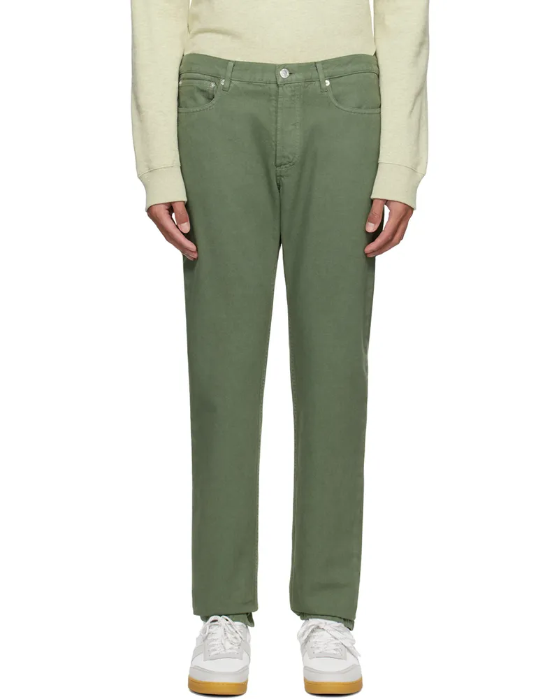 A.P.C. Green Petit New Standard Jeans Kai