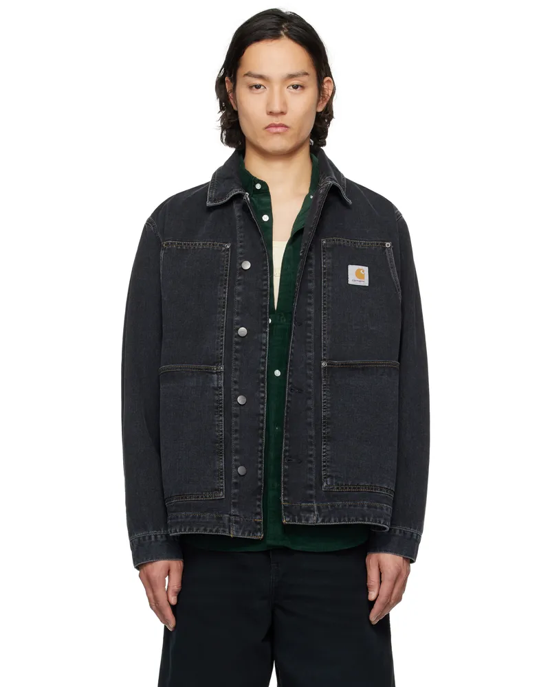 Carhartt WIP Black OG Double Front Denim Jacket 8906
