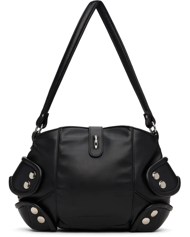 Random Identities Black Shoulder Mask Bag Black