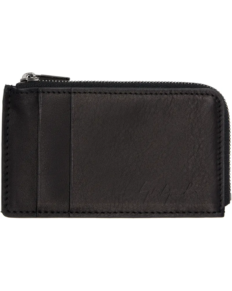 Yohji Yamamoto Black Mini Card Wallet 1