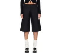 Black Strap Shorts