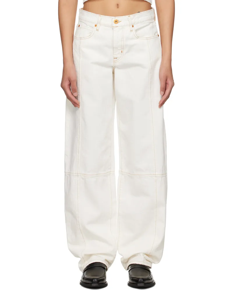 SLVRLAKE White Paloma Seam Jeans Natural