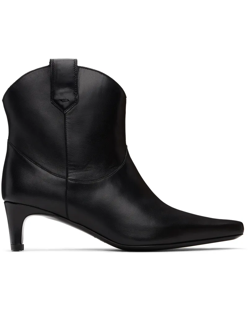 STAUD Black Western Wally Boots Blk