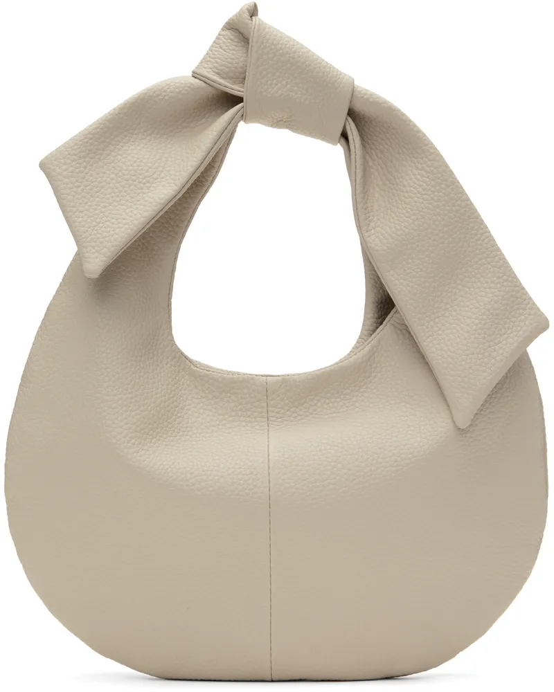 Studio Amelia Off-White Yumi Clutch Stn
