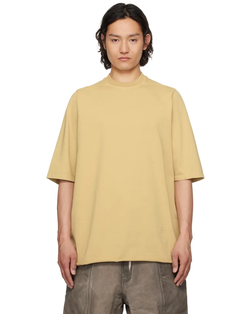 DRKSHDW by Rick Owens Beige Hollywood Jumbo SS T-shirt 81