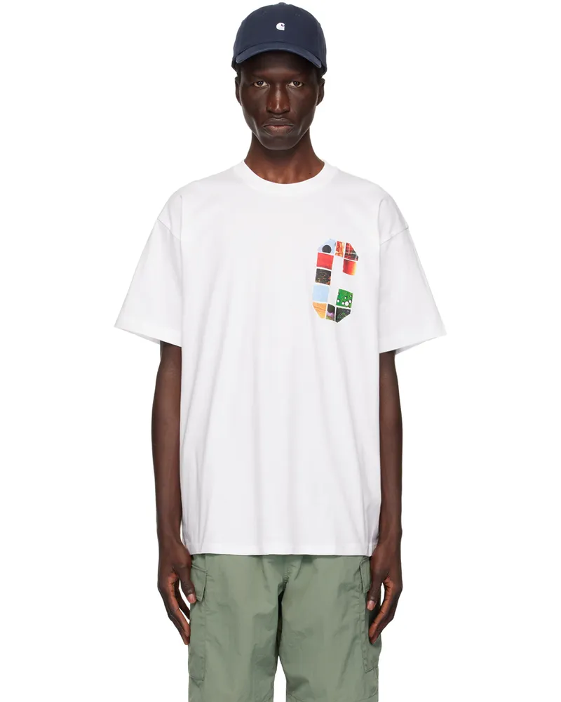Carhartt WIP White Machine 89 T-Shirt Xx