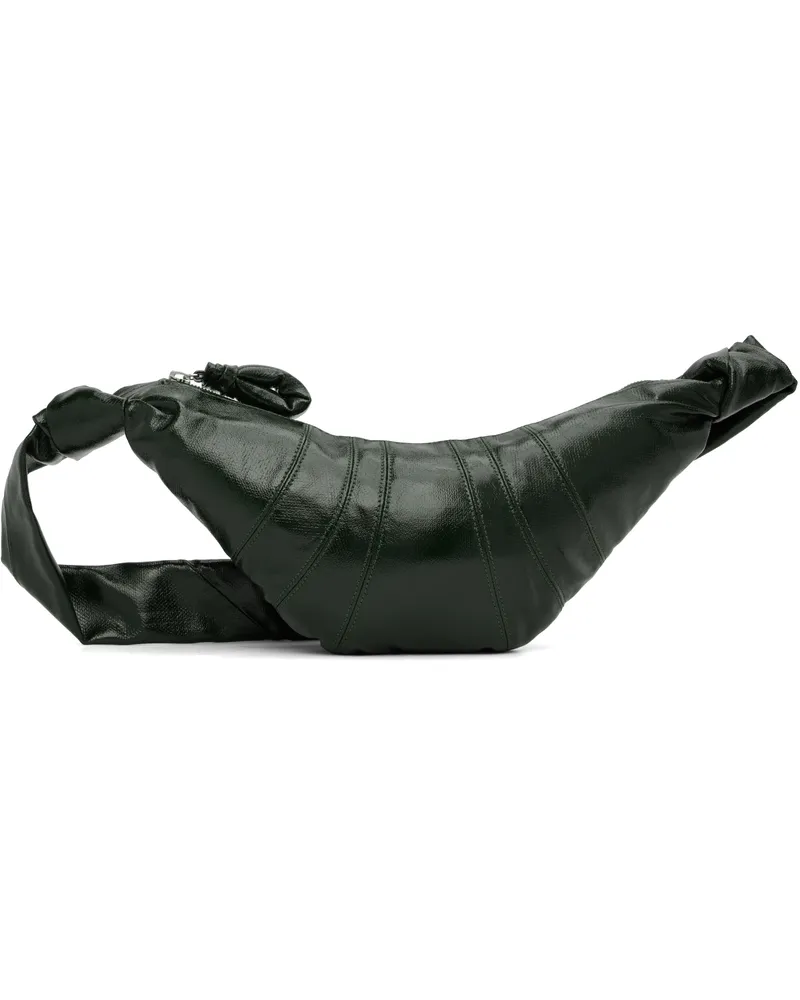 Christophe Lemaire Green Small Croissant Bag Gr670