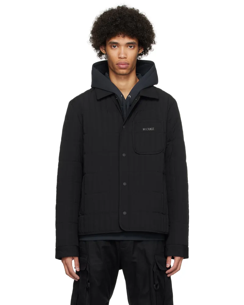 Mackage Black Mateo Down Jacket Black