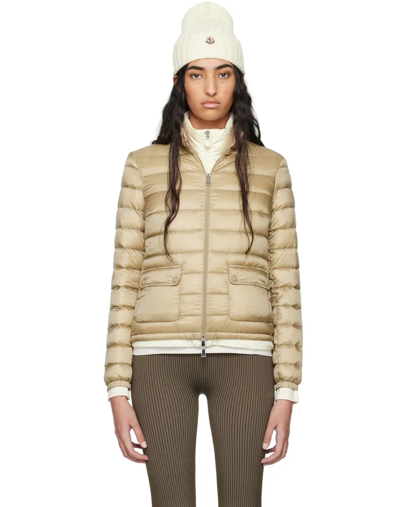 Moncler Beige Lans Down Jacket 205