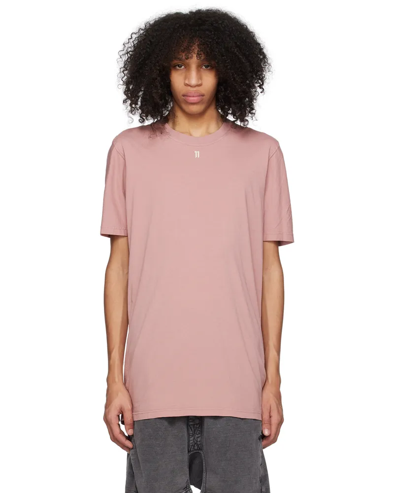 Boris Bidjan Saberi Pink Garment-Dyed T-Shirt Mellow