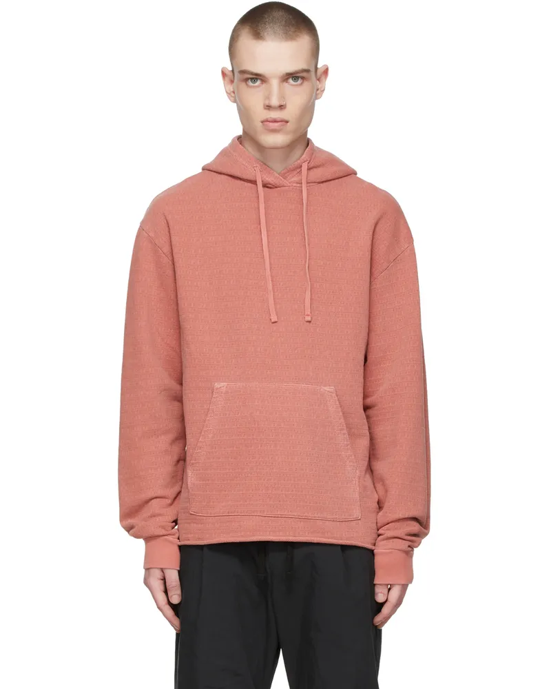 John Elliott + Co Orange Cotton Hoodie Terra