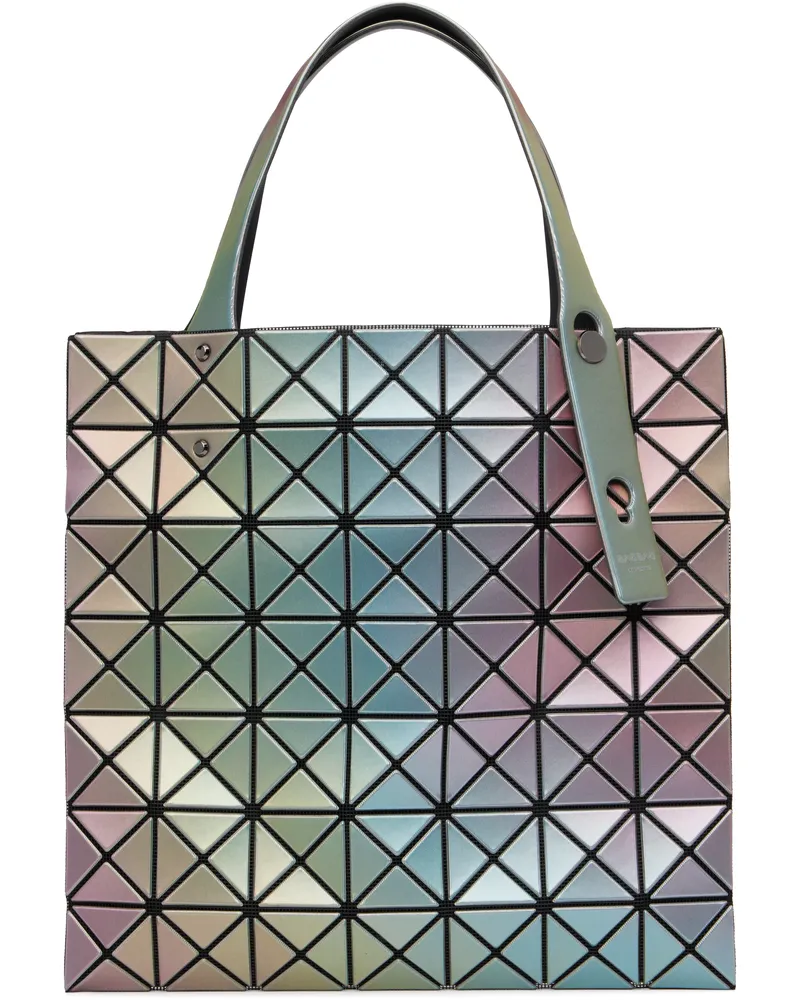 Issey Miyake Multicolor Illusion Tote 95-silver