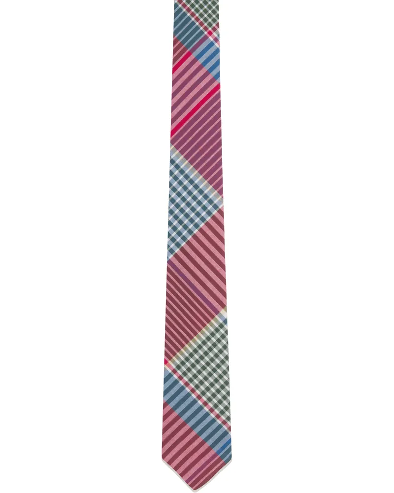 Engineered Garments Red & Green Check Tie Es065
