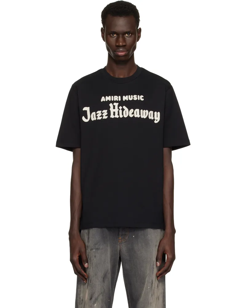 Amiri Black 'Amiri Jazz Hideaway' T-shirt Black