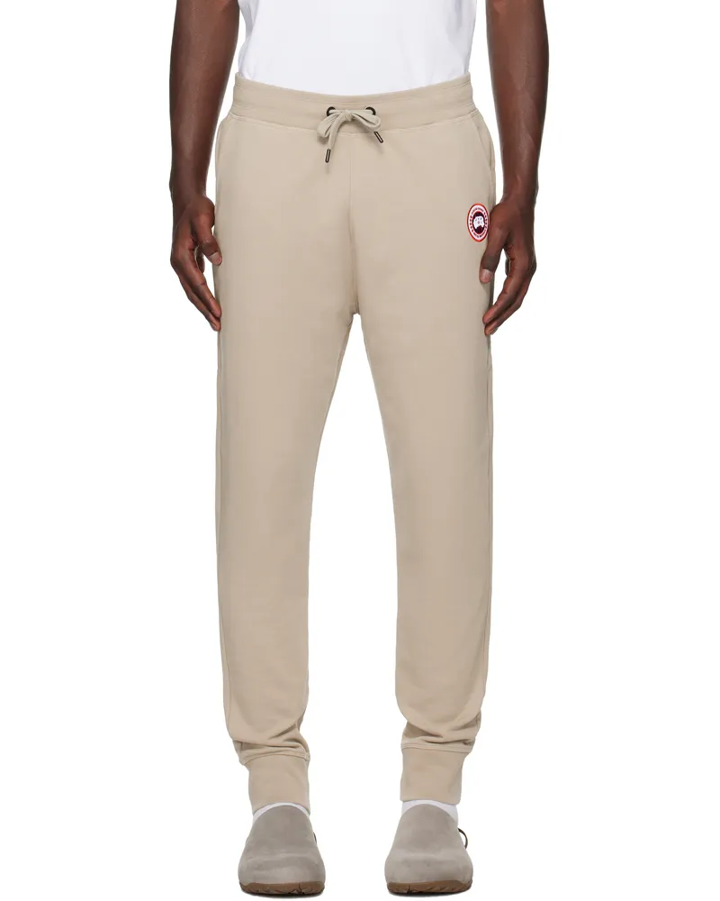 Canada Goose Taupe Huron Sweatpants 9432