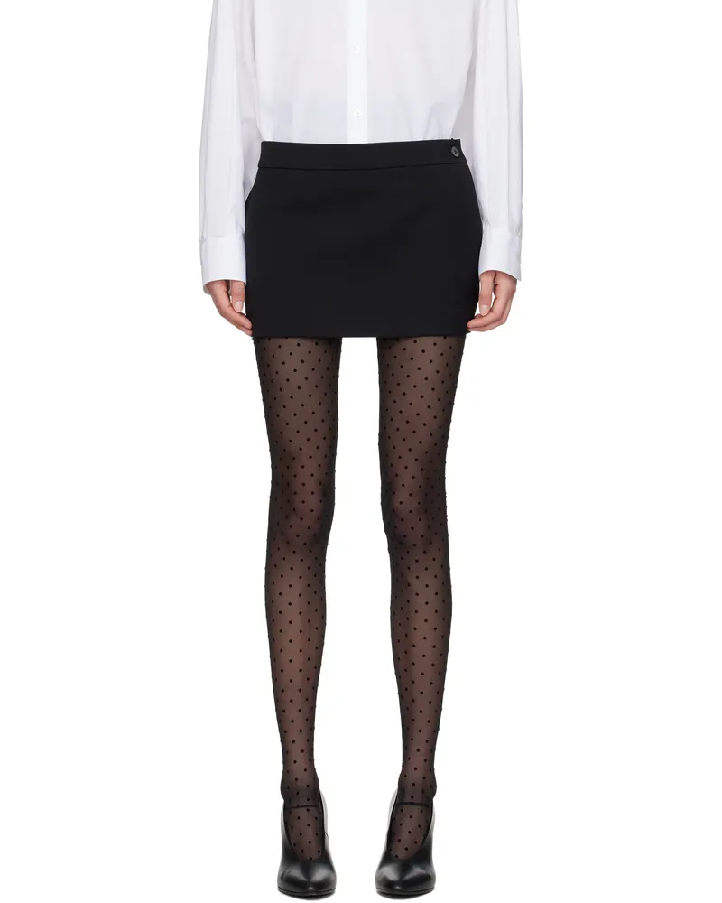 WARDROBE.NYC Black Micro Miniskirt Black