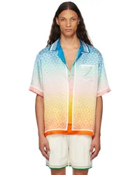 Casablanca Paris Multicolor Gradient Monogram Shirt Diamond