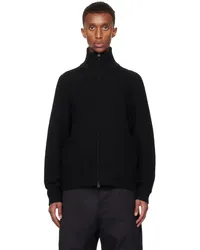 ATON Black Drivers Knit Sweater Black