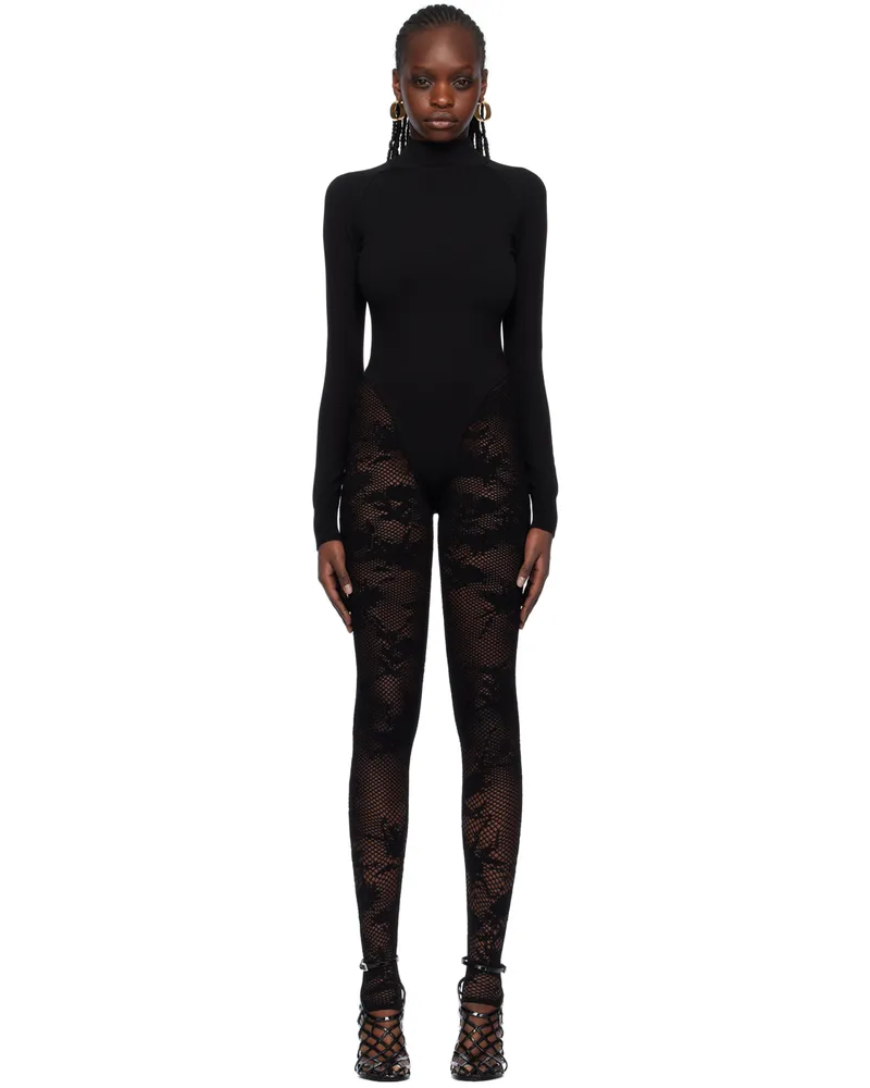 Alaïa Black Floral Jumpsuit 995