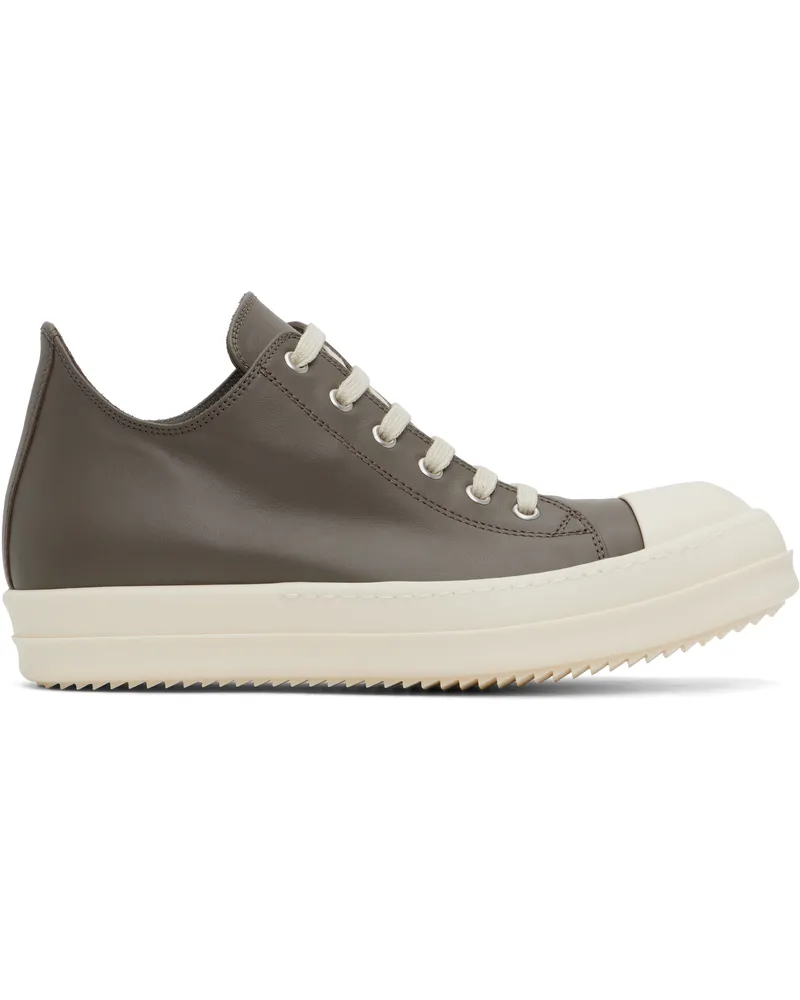 Rick Owens Gray Hollywood Low Sneakers 3411