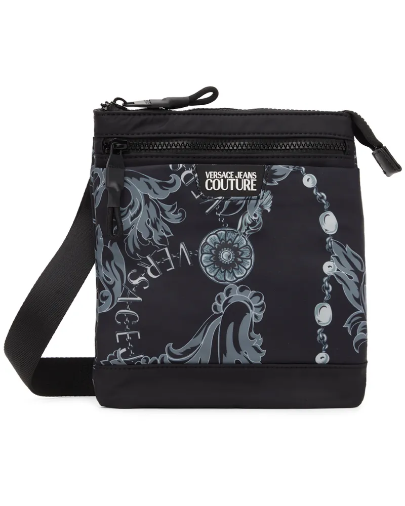 Versace Jeans Black Printed Bag E899