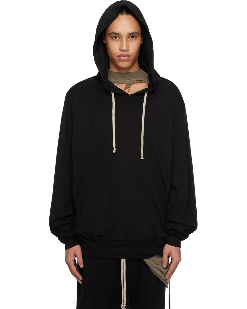 DRKSHDW by Rick Owens Black Hollywood Oversized Hoodie 09