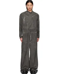 Rick Owens Gray Lido Flightsuit Jumpsuit Drkdust