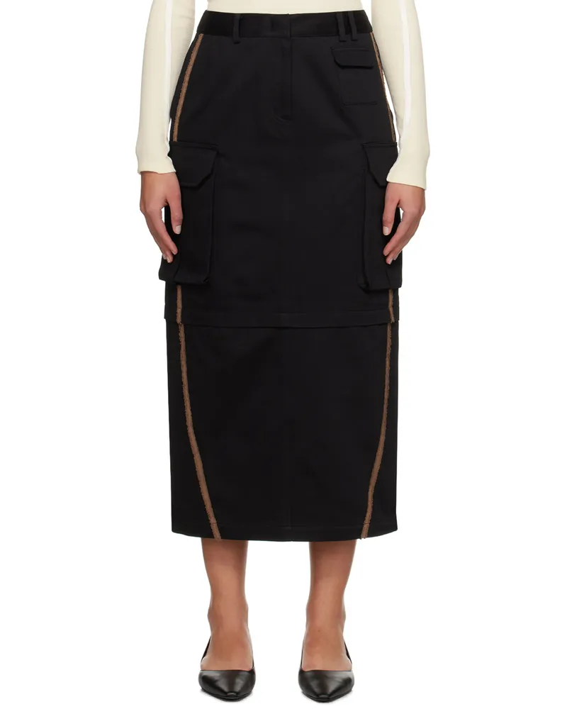 Kijun Black Joel Maxi Skirt Black