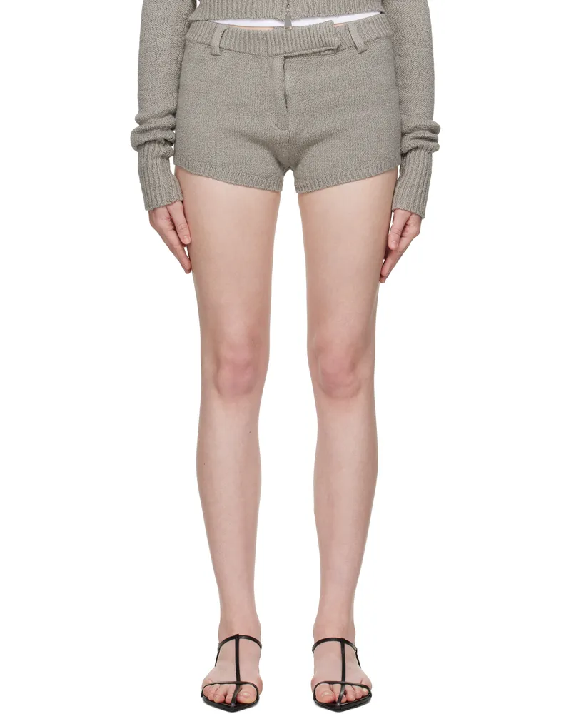 Aya Muse Gray Ivy Shorts Steel