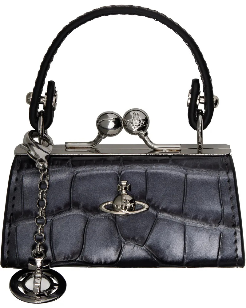 Vivienne Westwood Gunmetal Doll Bag Coin Pouch N405