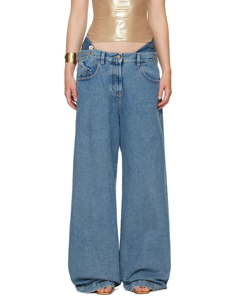 ATTICO Blue Long Jeans 176