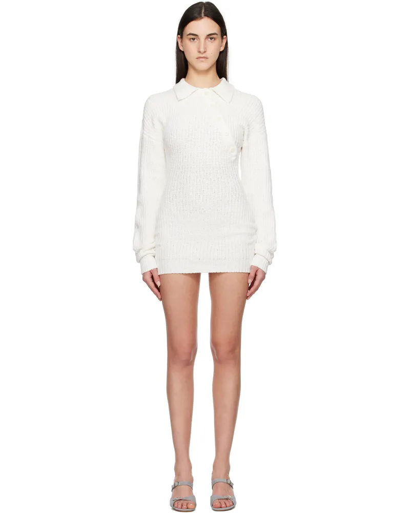 Aya Muse White Elan Minidress White