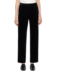 Nothing Written Black Straight Trousers Black