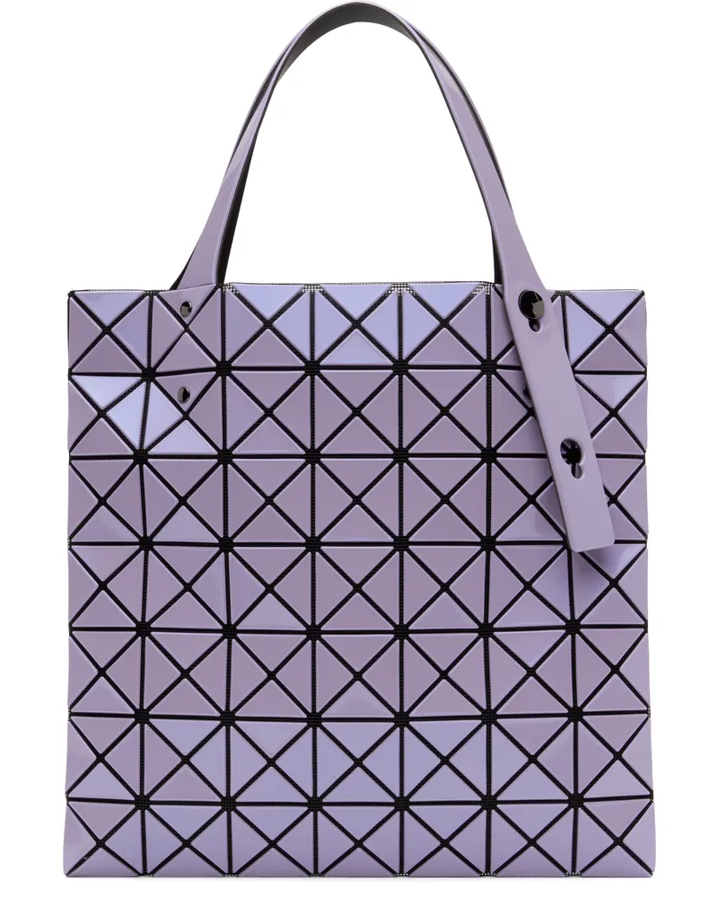 Issey Miyake Purple Prism Metallic Tote 80-lavender