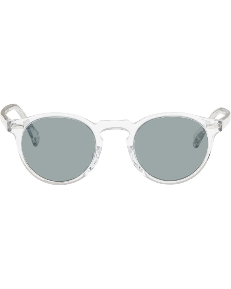 Oliver Peoples Transparent Gregory Peck Sunglasses 1101rcrys