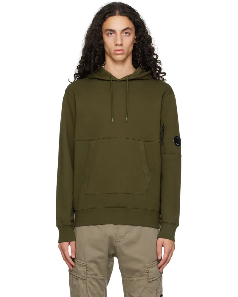 C.P. Company Khaki Lens Hoodie 683