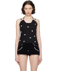 pushBUTTON SSENSE Exclusive Black Camisole Black