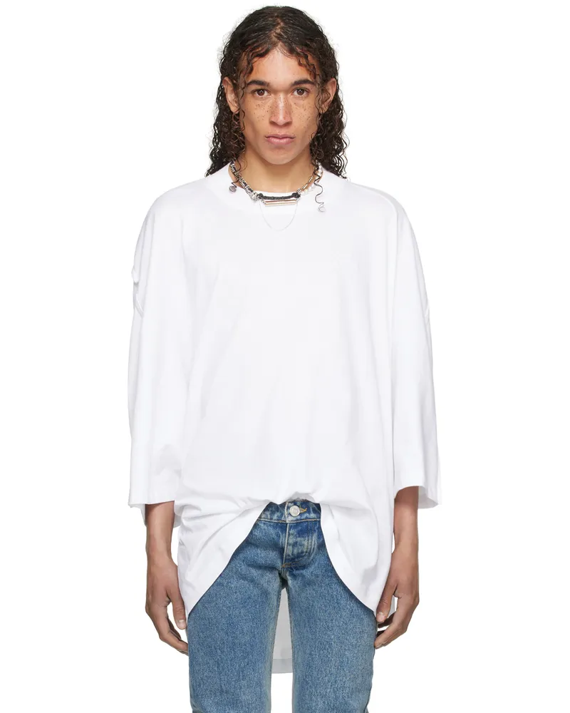 Jean Paul Gaultier White Shayne Oliver Edition T-Shirt 01-white