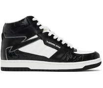 White & Black Sta 88 Mid #1 Sneakers