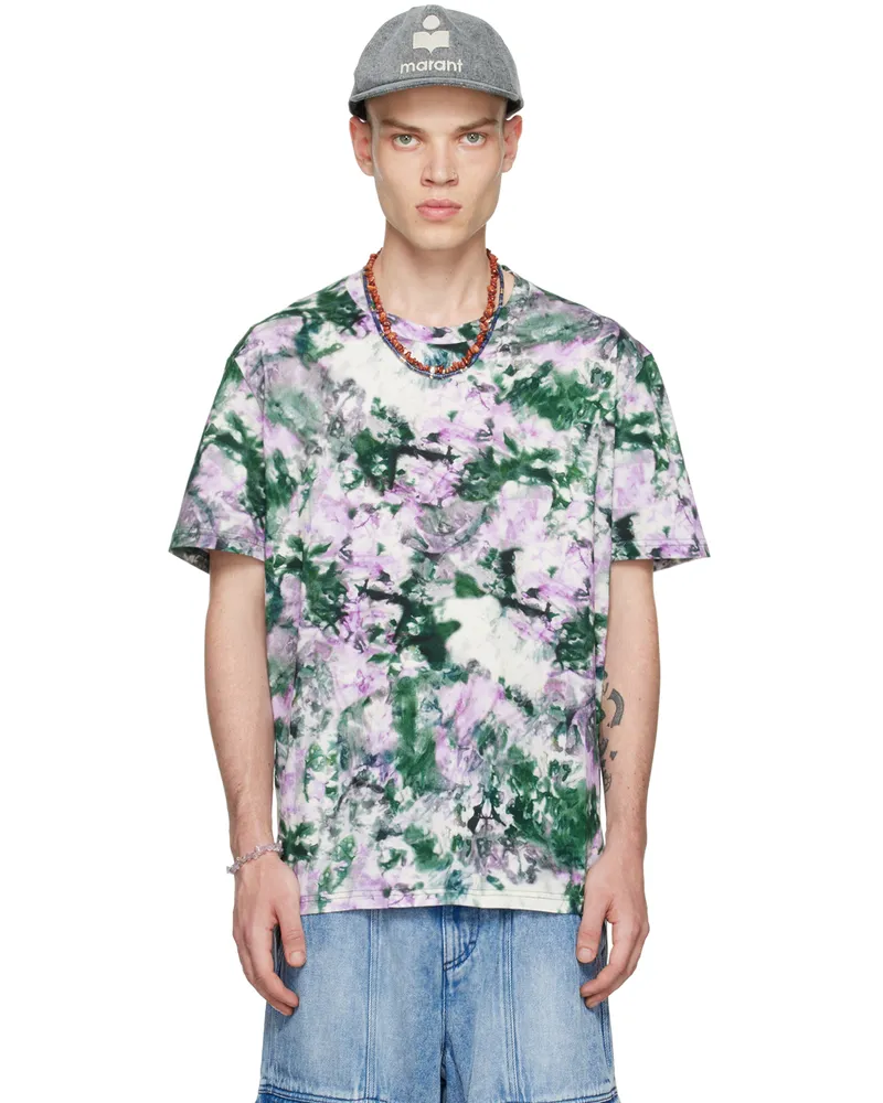 Isabel Marant Multicolor Honore Techno T-Shirt Grpk