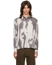 Carne Bollente Gray & Off-White Twilight Touch Shirt Allover