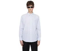 Blue & White Striped Shirt