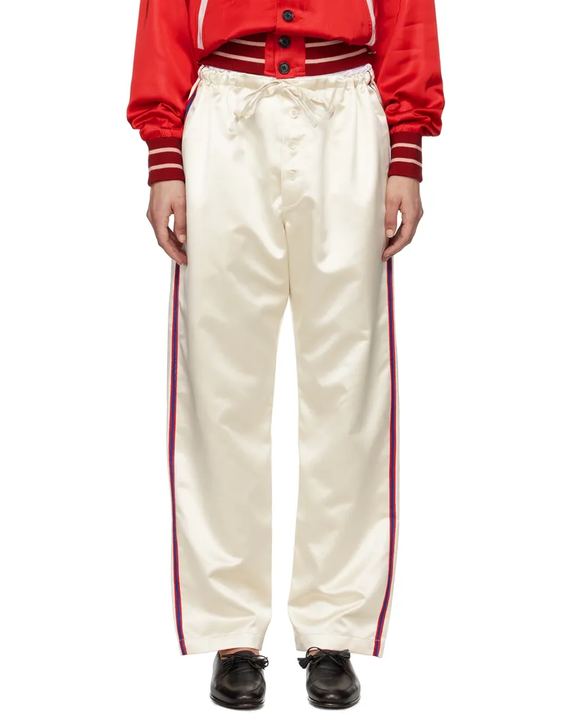 BODE Off-White Redtail Pajama Trousers Crmlt