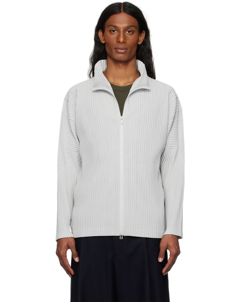 Issey Miyake Gray Basics Sweater 11-light