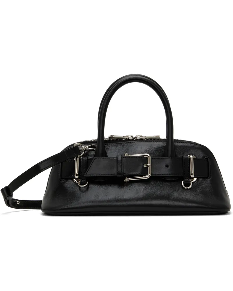 OSOI Black Zip Brocle Mini Bag Stone